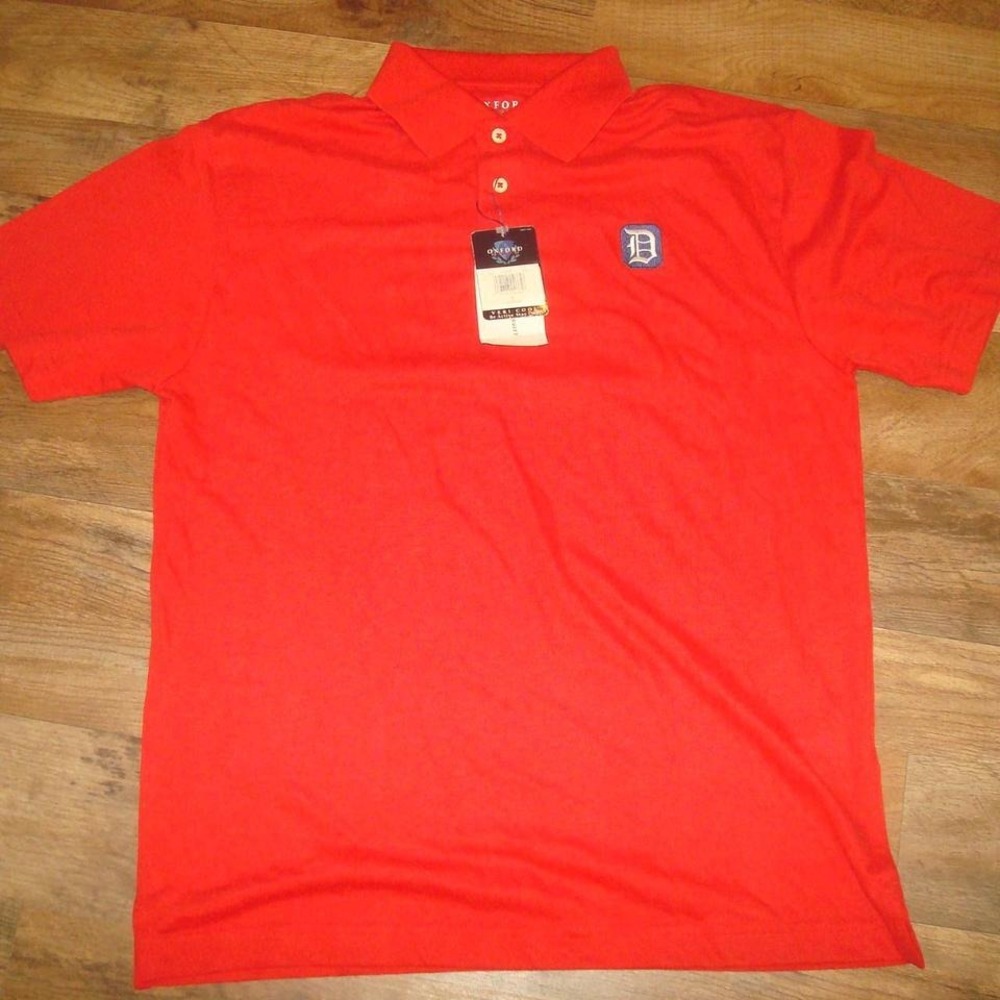 DUKE BLUE DEVILS RED POLO SHIRT VINTAGE RARE‎